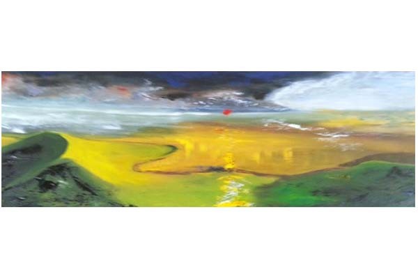 Après l'orage, 30x90