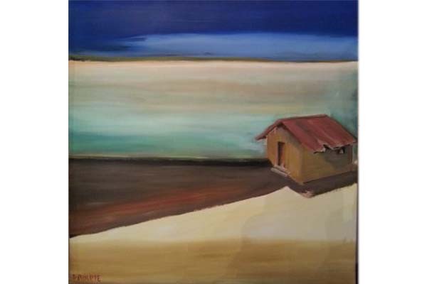 Cabane de pêcheur, 60x60