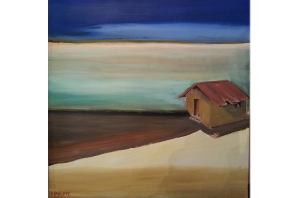 Cabane de pêcheur 60x60