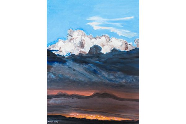 Nuages sur l'Atlas, 80x60